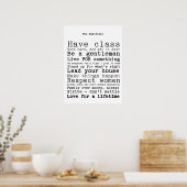De MANifesto Poster (Keuken)