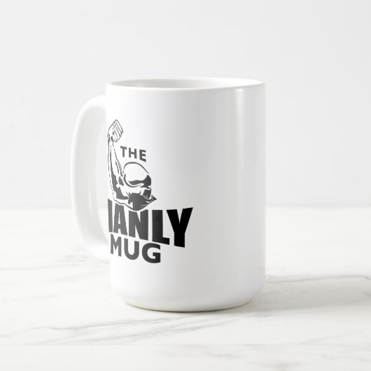 De Manly Mok, met Unicorn Koffiemok (Voorkant links)