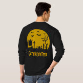 De Mannen hoes van de Halloween-poortwachter T-shirt (Achterkant volledig)