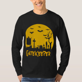 De Mannen hoes van de Halloween-poortwachter T-shirt