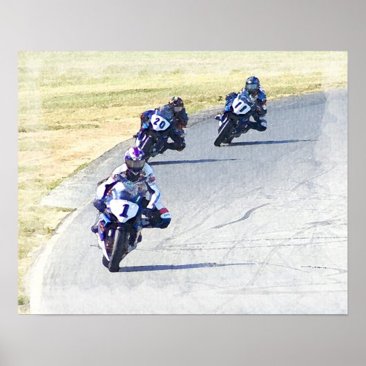 De Mannen in blauw Poster (Voorkant)