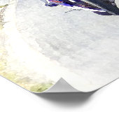 De Mannen in blauw Poster (Hoek)