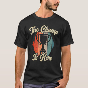 De Mannen kampioen is hier Fantasy Football Champi T-shirt