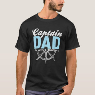 De Mannen kapitein papa's eerste stuurman papa en T-shirt