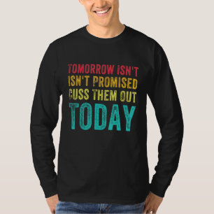 De Mannen morgen heeft Isnt beloofd om ze vandaag T-shirt