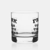 De mannen mythische legende gepersonaliseerd whisk whisky glas (Links)