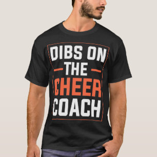 De mannen op het Cheer Coach Cheerlead Squad T-shirt