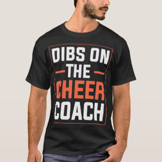 De mannen op het Cheer Coach Cheerlead Squad T-shirt