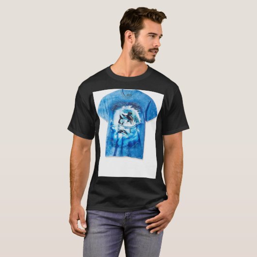 De Mannen Orca-golf in de bergen T-shirt (Voorkant volledig)