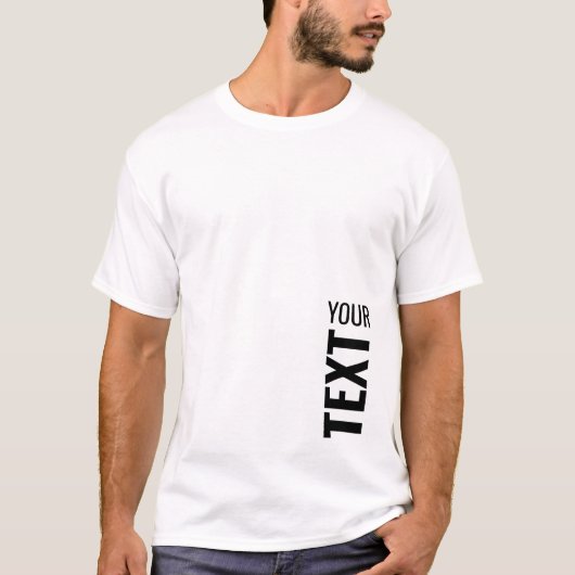 De Mannen Rijen van de Rijk passen toevoegen de Sj T-shirt (Voorkant)