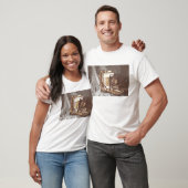 De Mannen T-Shirt van de Camera van de Pers (Unisex)