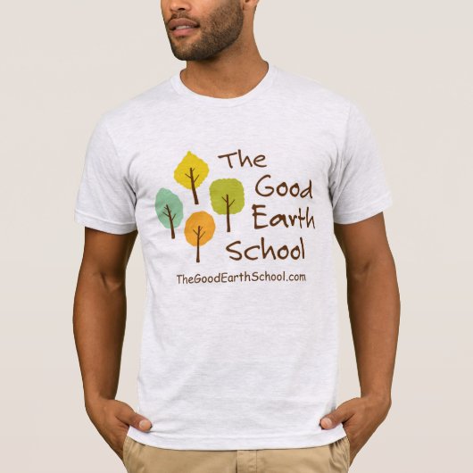 De Mannen T-Shirt van de Good Earth School Deluxe (Voorkant)