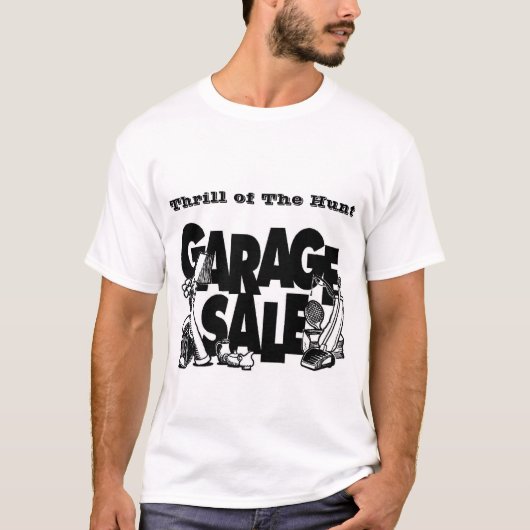 De Mannen T-Shirt van de verkoop van de shunt Gara (Voorkant)
