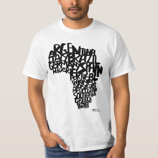 DE MANNEN T-SHIRT VAN DE WERELDKUP (Voorkant)