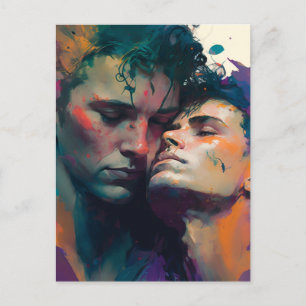 De Mannen van de Gay in Love Briefkaart
