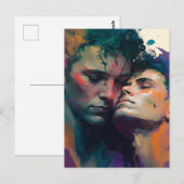 De Mannen van de Gay in Love Briefkaart (Voorkant / Achterkant)