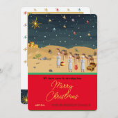 De Mannen van de grootte met giften het Verhaal va Save The Date (Voorkant / Achterkant)