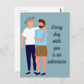 De Mannen van de homepage in de Aangepaste Citaat  Briefkaart (Voorkant / Achterkant)