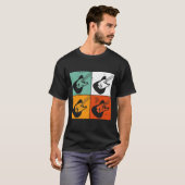 De Mannen van de Speler van de bas voor de BassGui T-shirt (Voorkant volledig)