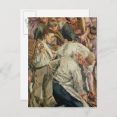 De Mannen, verlaten paneel van de Leeftijd van de  Briefkaart (Voorkant / Achterkant)