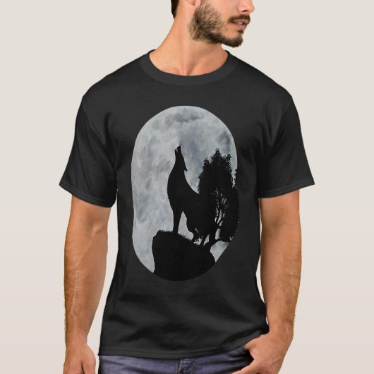 De Mannen vlag van de bergwolf T-shirt (Voorkant)