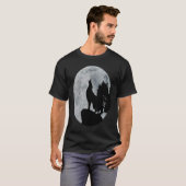 De Mannen vlag van de bergwolf T-shirt (Voorkant volledig)