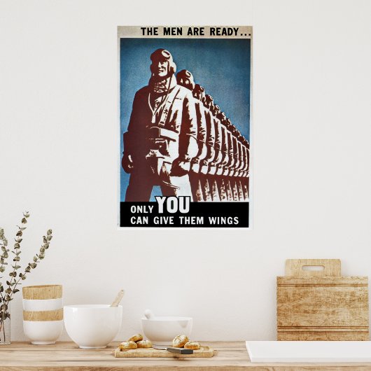 De Mannen zijn Klaar Poster (Keuken)