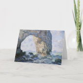 De Manneporte door Claude Monet Kaart (Voorkant)