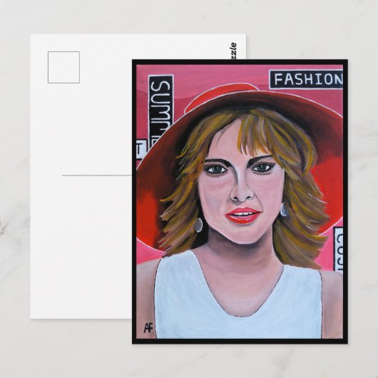 De Mannequin Schilderij door Alfred Fox Briefkaart (Voorkant / Achterkant)