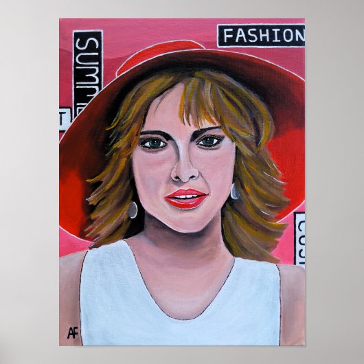 De Mannequin Schilderij door Alfred Fox Poster (Voorkant)