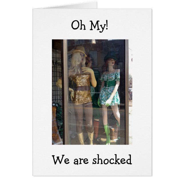 "DE MANNEQUINEN WORDEN GETOOND DAT U "40!" BENT! (Voorkant)