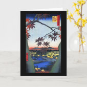 De mannetjesbomen - Ando Hiroshige Kaart (Gele Bloem)