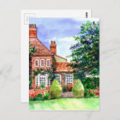 De manor, Heslington, York Briefkaart (Voorkant / Achterkant)