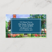 De Manor House York Waterverf Architecture Visitekaartje (Achterkant)