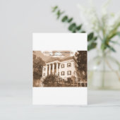De Mansion van de oude gouverneur, Milledgeville,  Briefkaart (Staand voorkant)