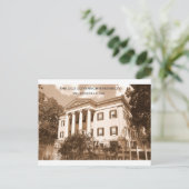 De Mansion van de oude gouverneur, Milledgeville, Briefkaart (Staand voorkant)