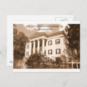 De Mansion van de oude gouverneur, Milledgeville, Briefkaart (Voorkant / Achterkant)