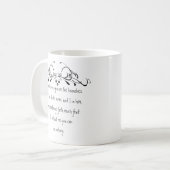 De Manuscript, John 5:15 ik ben de Wijn Koffiemok (Voorkant links)