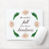 De Manuscript, Psalm 33, Witte Rozen & Groene Tak Muismat (Met muis)