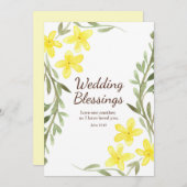 De Manuscript van de Uitnodiging van het huwelijk  (Voorkant / Achterkant)