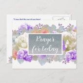 De Manuscript van het gebed voor het Briefkaart va (Voorkant / Achterkant)