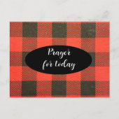 De Manuscript van het gebed voor vandaag Buffalo s Feestdagenkaart (Voorkant)