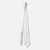 De manuscripten Draag stropdas, wit - John 14:26-2 Stropdas (Achterkant)