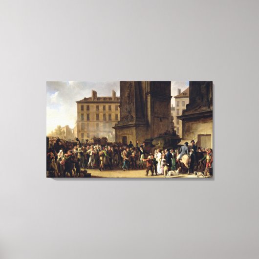 De manuscripten van 1807 canvas afdruk (Voorkant)