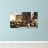 De manuscripten van 1807 canvas afdruk (Insitu (Houten vloer))