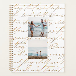 De manuscripten wachten op de Lord Drie Foto Planner