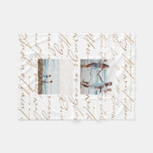 De manuscripten wachten op de Lord Twee Foto Fleece Deken (Voorkant (Horizontaal))