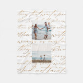 De manuscripten wachten op de Lord Twee Foto Fleece Deken (Voorkant)