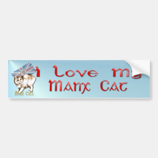 De Manx Cat Bumpersticker