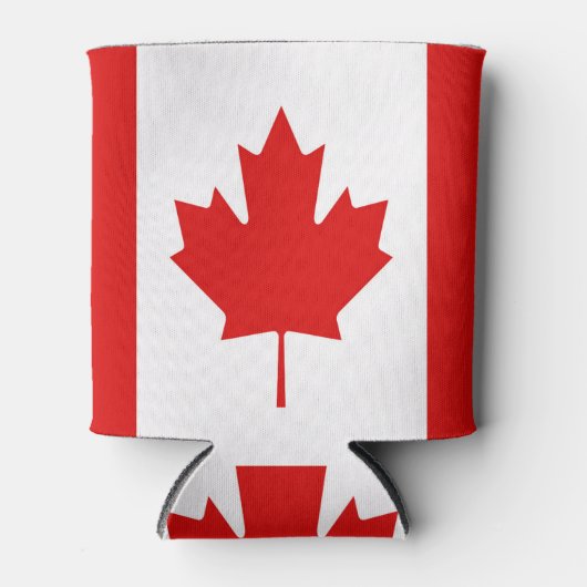 De Maple Leaf-vlag van Canada Blikjeskoeler (Voorkant)